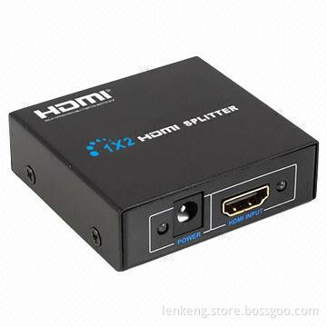 1 x 2 3D HDMI Splitter, CE and FCC Marks, Supports 1,080P, HDCP Compliant